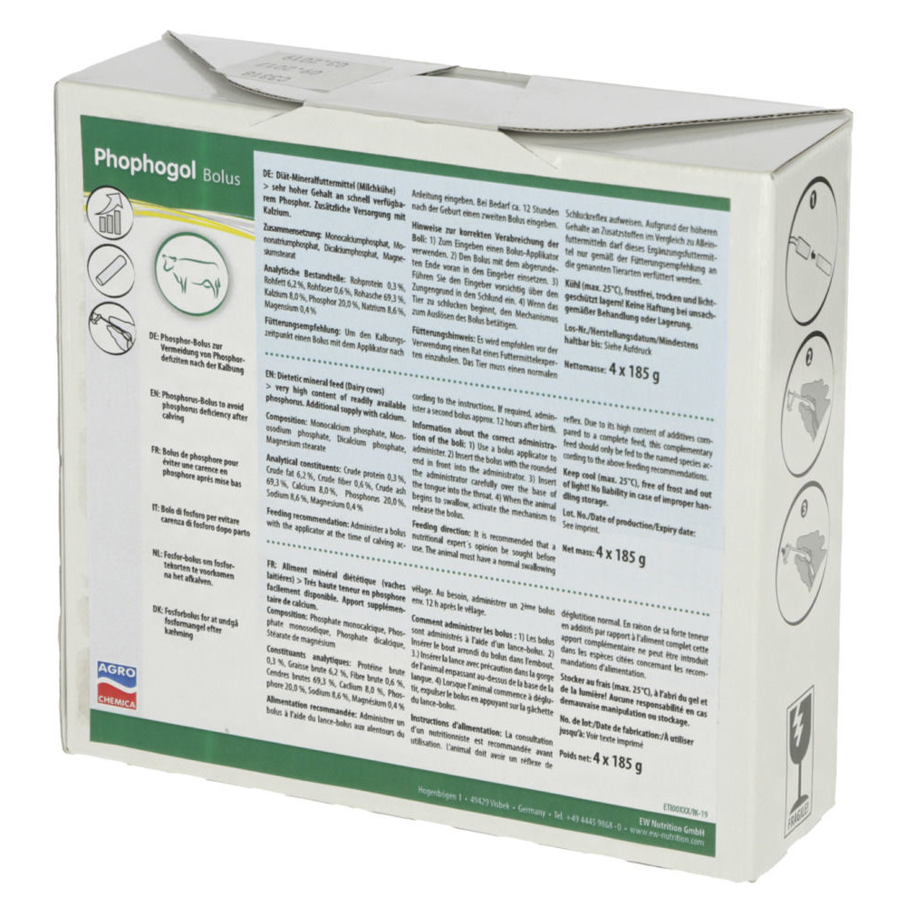 Bolus Phosphogol Phosphor-Bolus für Milchkühe