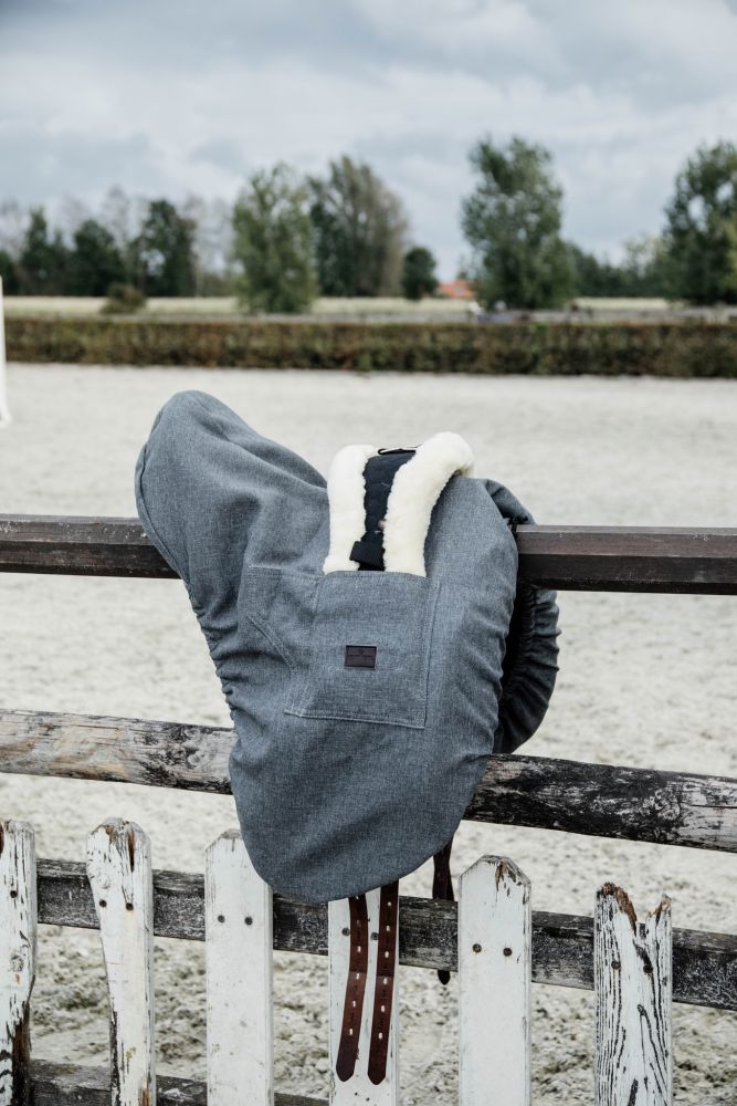 KENTUCKY® HORSEWEAR Sattelschoner Dressur, grau