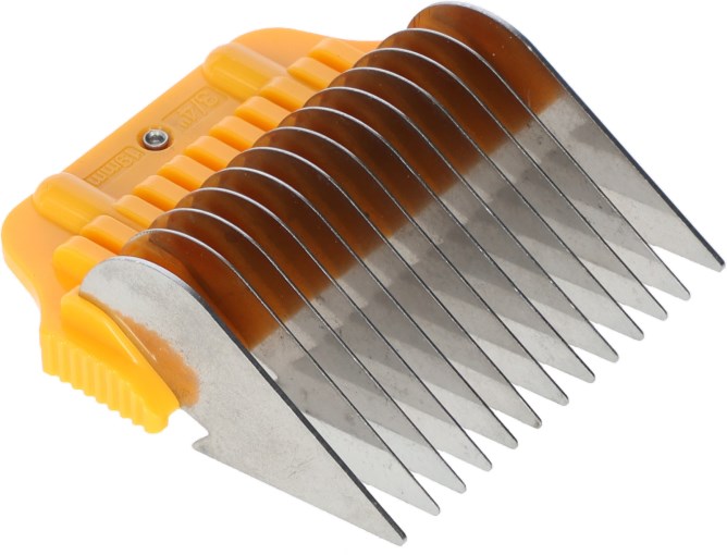 AESCULAP Edelstahl-Aufsteckkamm SnapOn breit, Schurhöhe: 19 mm, orange