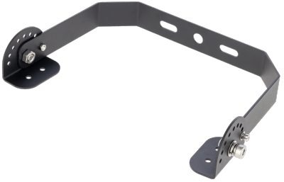 KERBL Montagebügel für Decken- und Wandmontage für LED-Leuchte HiLED Premium Farmer Verstellbarer Montagebügel aus schwarzem Metall für die Kerbl HiLED Premium Farmer zur Decken- und Wandmontage.