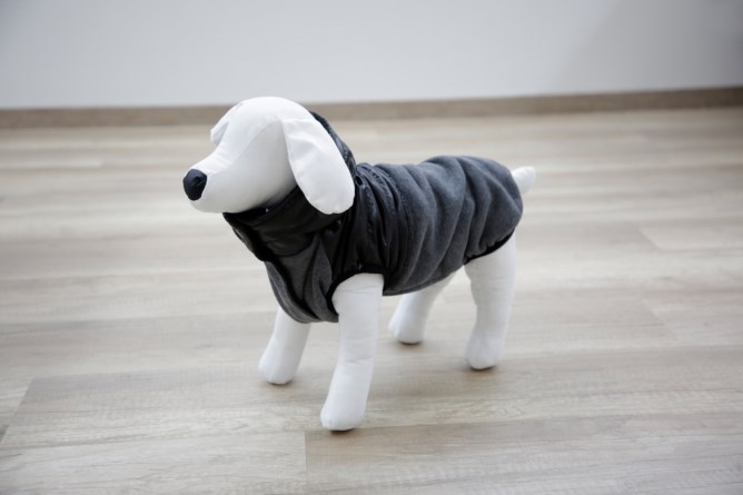 KERBL Hundemantel Quebec, grau/schwarz