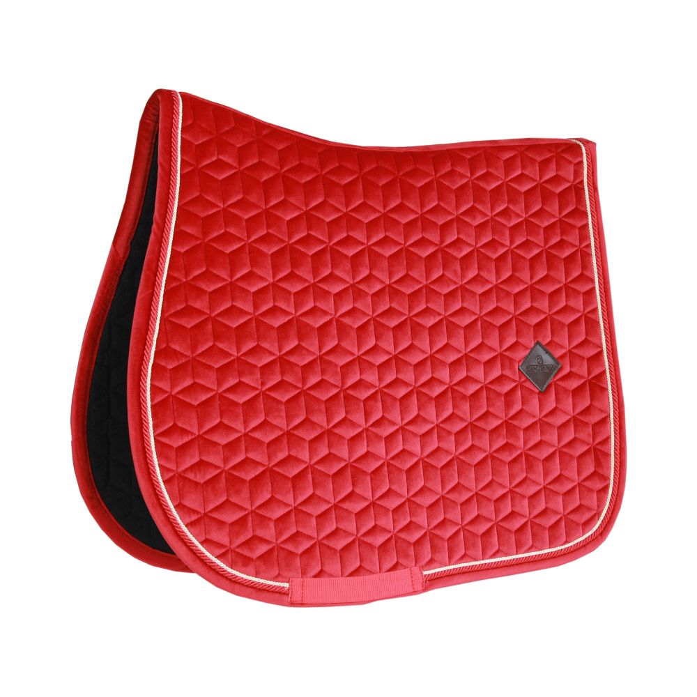KENTUCKY® HORSEWEAR Schabracke Velvet Springen, rot