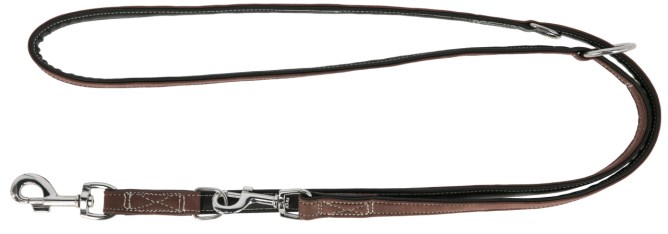 KERBL Führleine California, braun 20 mm / 200 cm