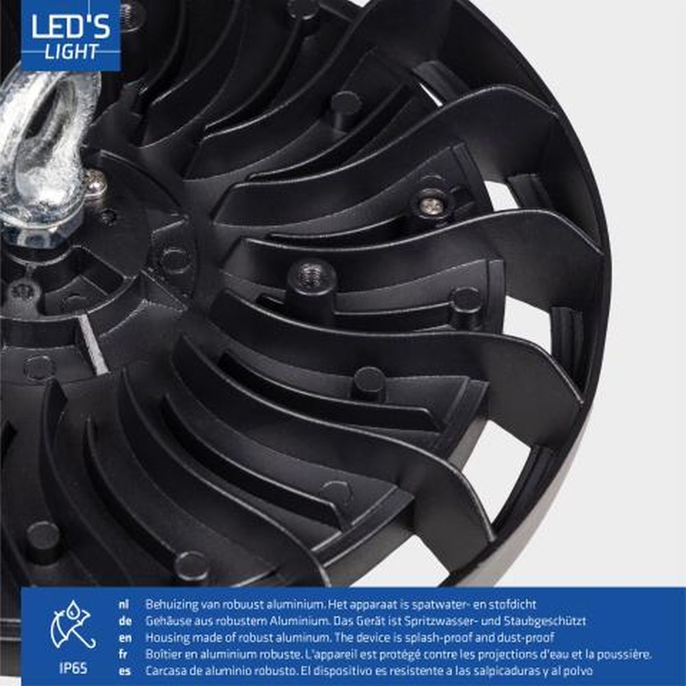 SHADA Hallentiefstrahler High Bay - 100 W 11.000 lm 3.000 K/4.000 K/6.000 K - San'an LED