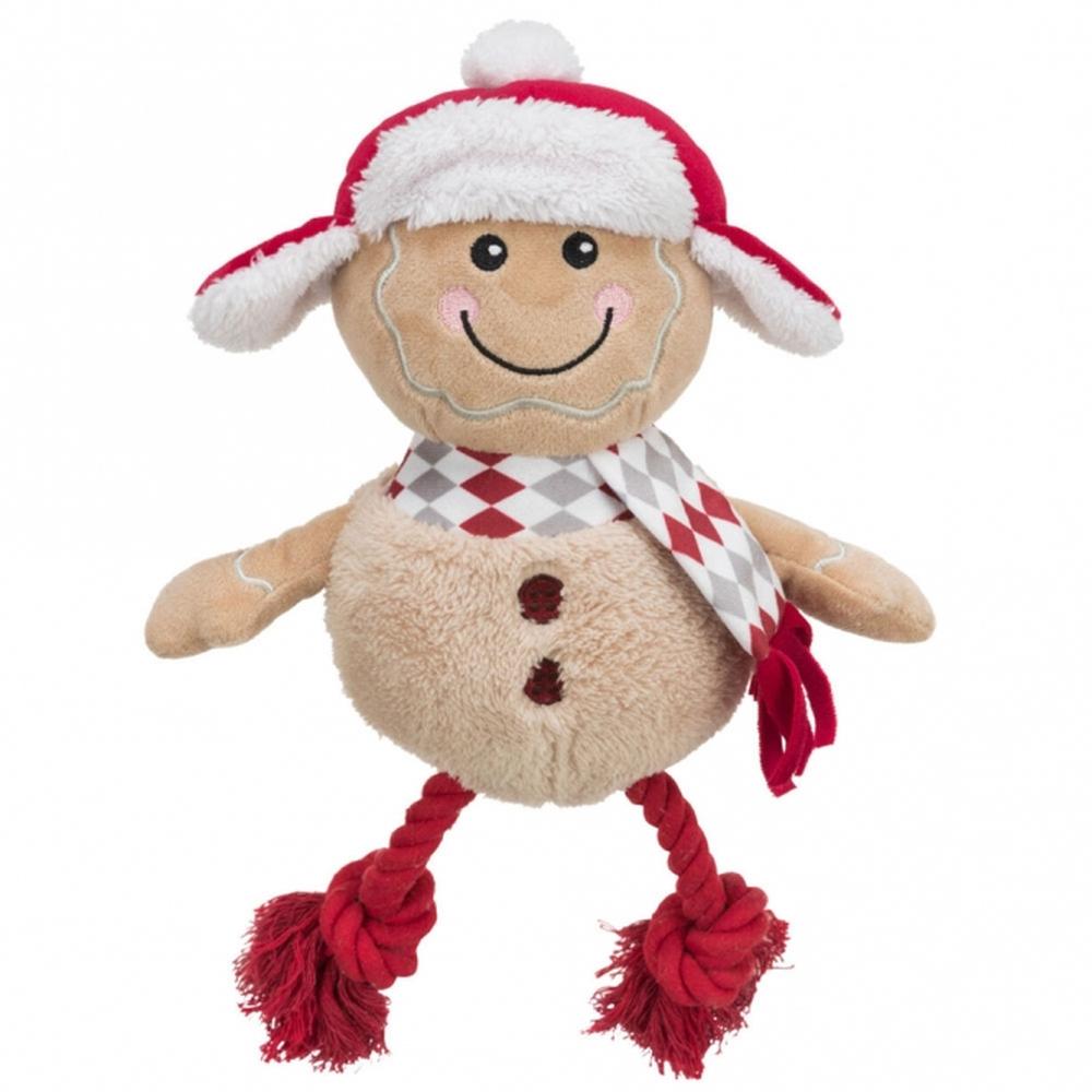 TRIXIE Xmas Spielzeug Lebkuchenmann mit Stimme