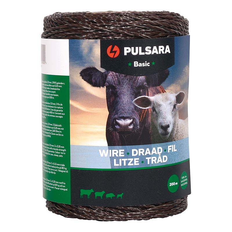 PULSARA Kunststoff-Litze Basic, terra