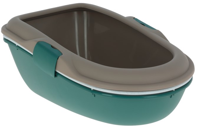 KERBL FURBA Katzentoilette mit Reinigungssieb, 59x39x22cm
