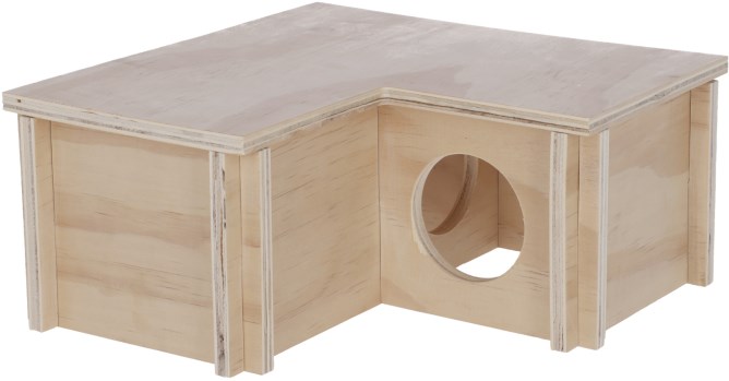 KERBL Hamsterhaus natural mit 3 Kammern