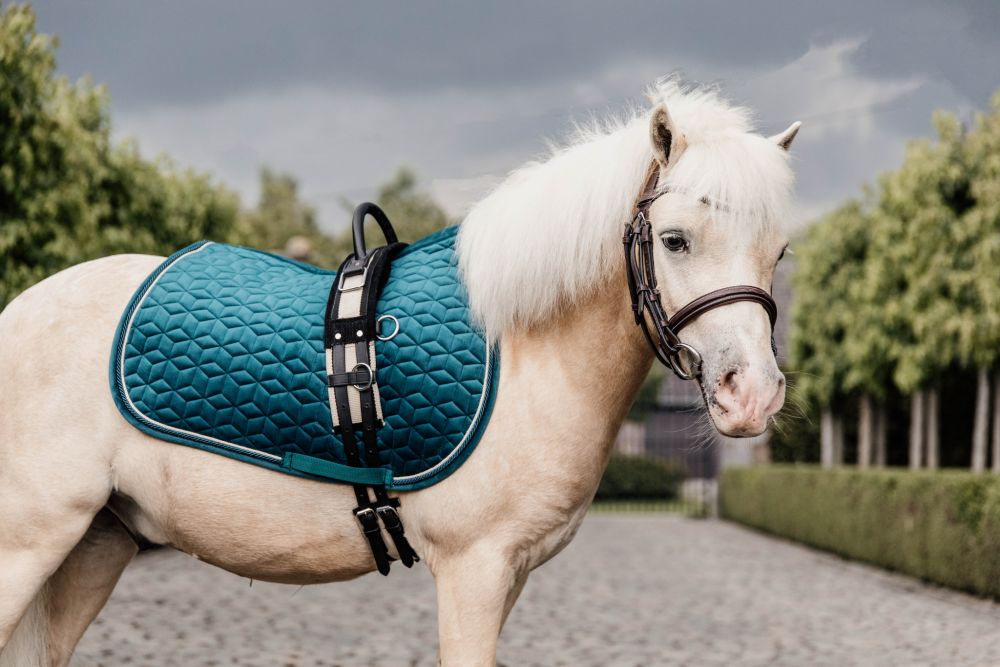 KENTUCKY® HORSEWEAR Pony-Schabracke Velvet Springen, smaragdgrün
