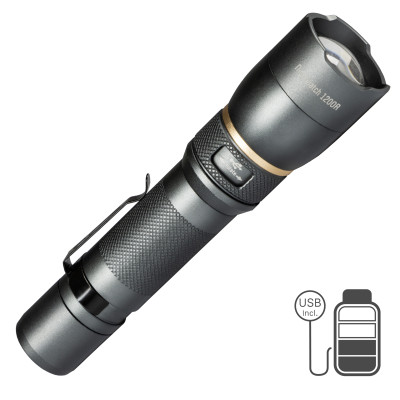 SHADA Taschenlampe - 1.200 lm 5.000 K Lithium-Ionen 8,14 Wh 