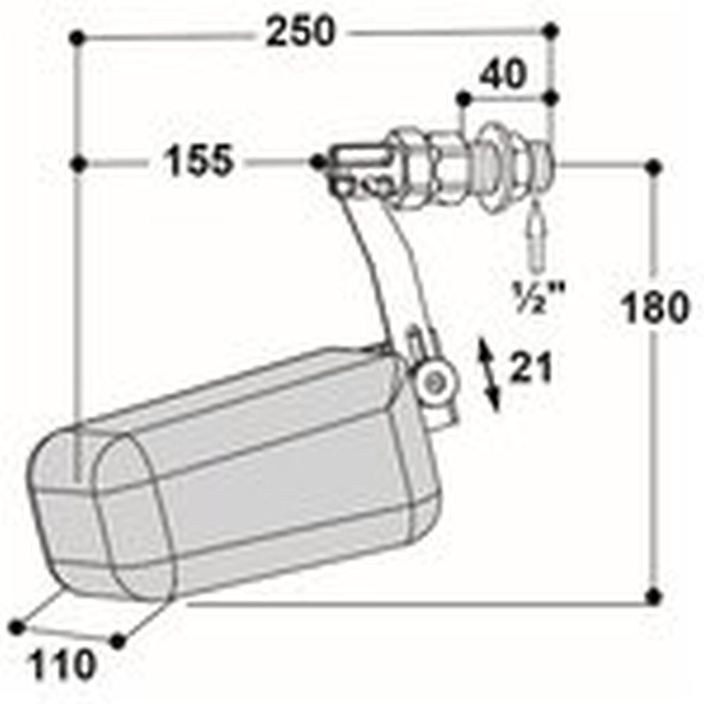 SUEVIA Schwimmerventil, Mod. 800 EASYFLOW