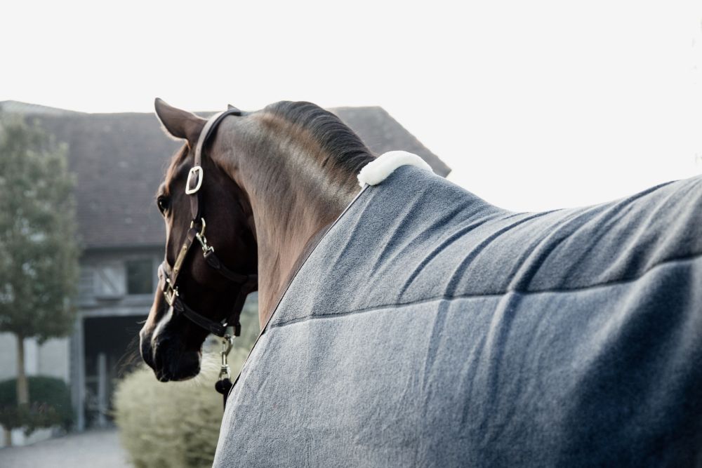 KENTUCKY® HORSEWEAR Abschwitzdecke Heavy Fleece, grau