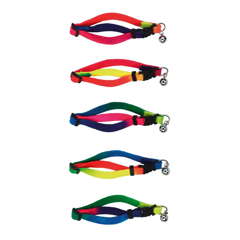 Katzenhalsband Rainbow