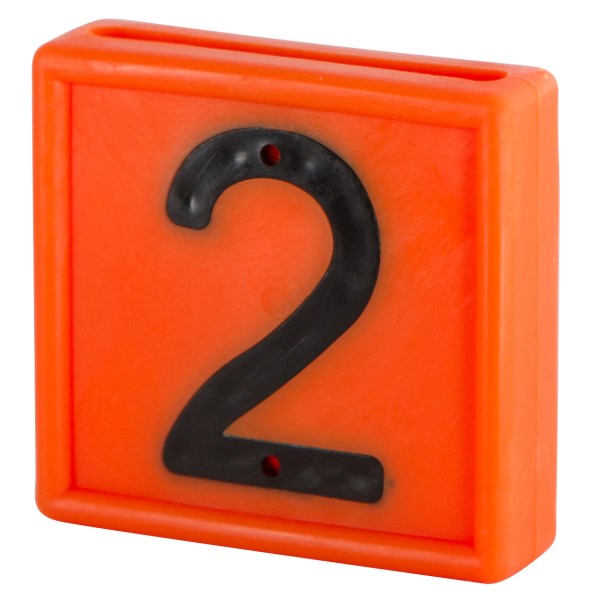 KERBL Nummernblock Standard, orange