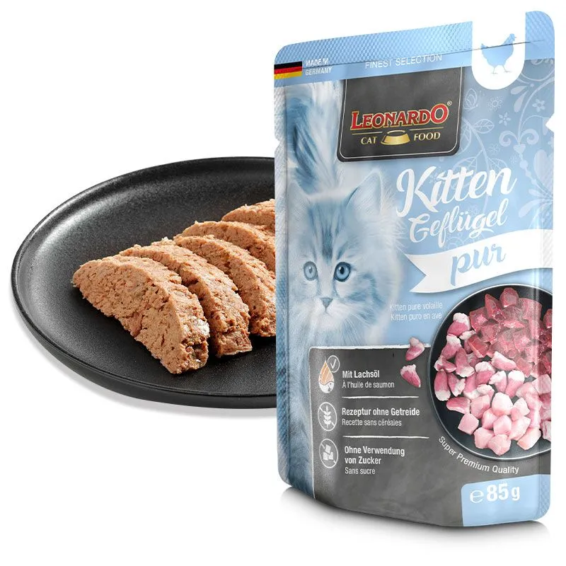 LEONARDO® Kitten Geflügel pur