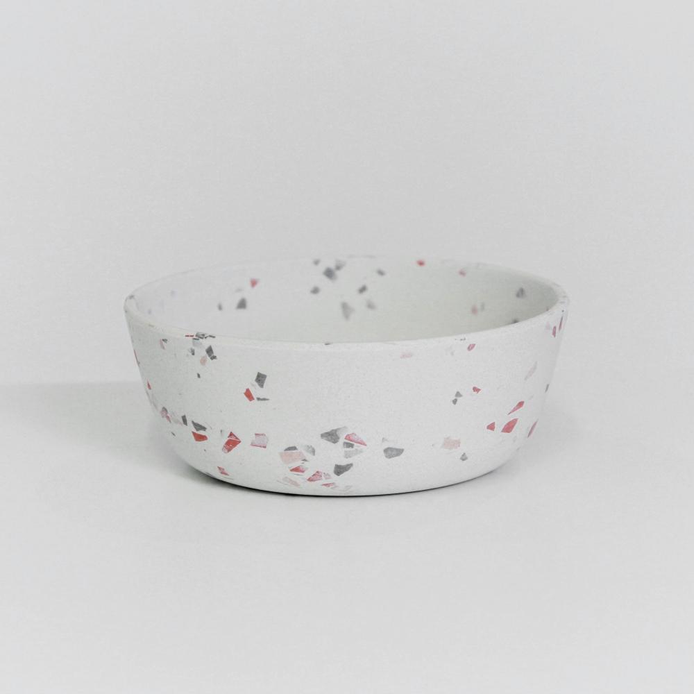 KENTUCKY® DOGWEAR Hundenapf Terrazzo aus Bambus, weiß