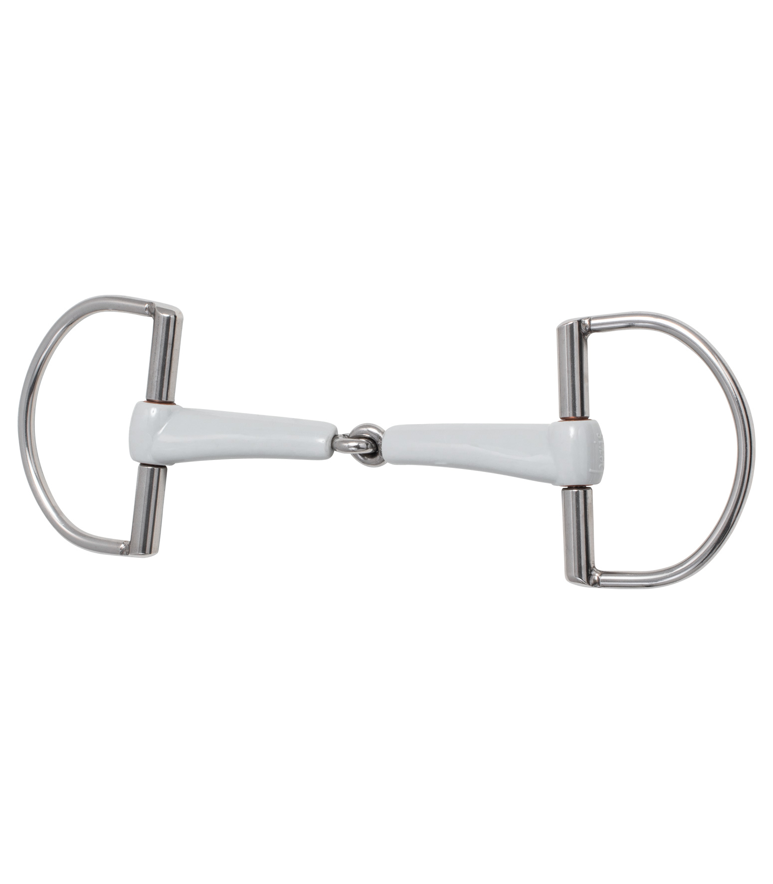 BERIS D-Ring Gebiss, einfach gebrochen, medium