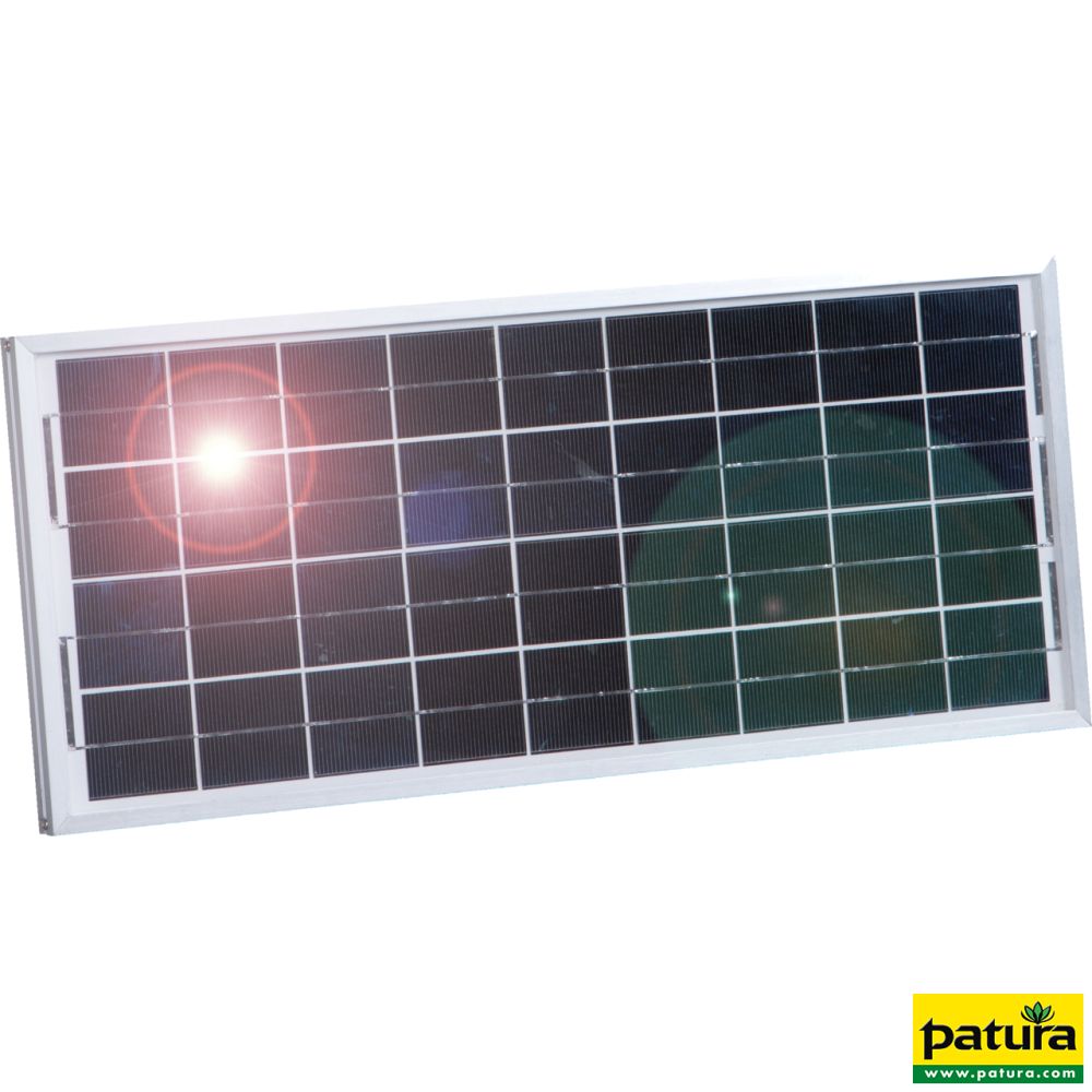 PATURA Sicherheitsbox, mit P 1500 Weidezaungerät + Solarmodul 20 Watt + Super-Vlies-Akku 32 Ah