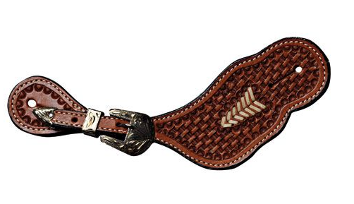 WESTERN IMPORTS® Spursstrap Basket tooled