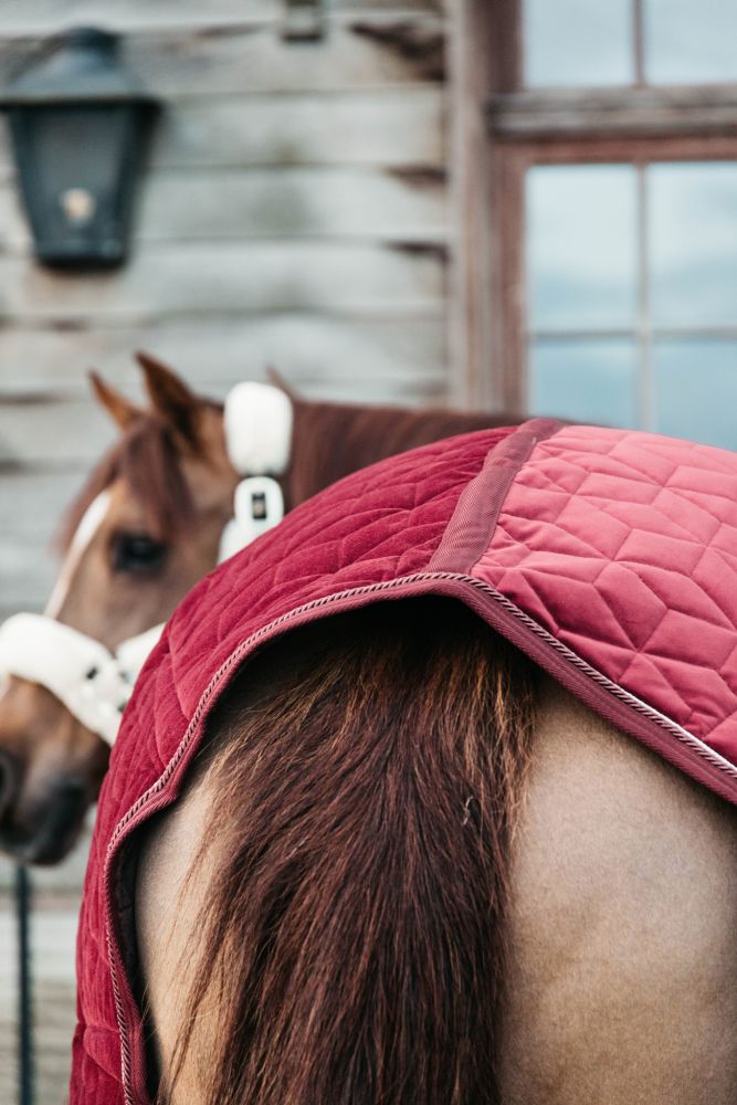 KENTUCKY® HORSEWEAR Turnierdecke Velvet , bordeaux
