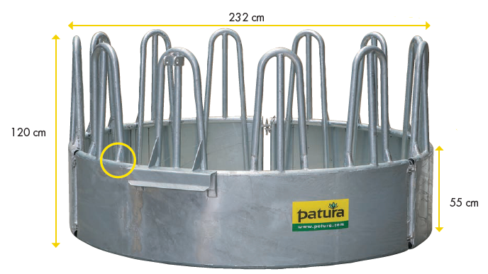 PATURA Profi-Rundraufe Ø 2,10 m 