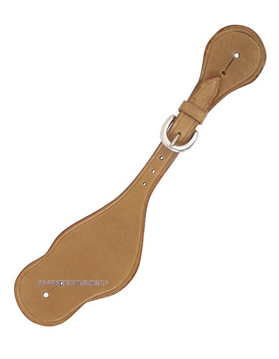 WESTERN IMPORTS® SCALLOPED SPUR STRAP MEDIUM