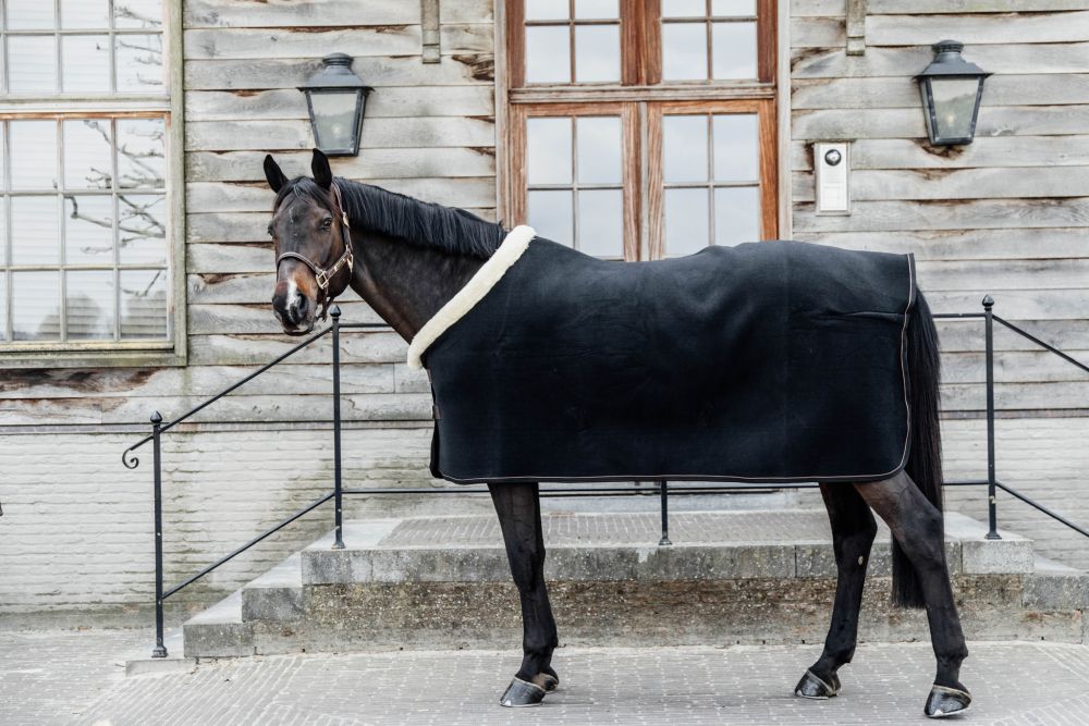 KENTUCKY® HORSEWEAR Turnierabschwitzdecke Heavy Fleece, schwarz