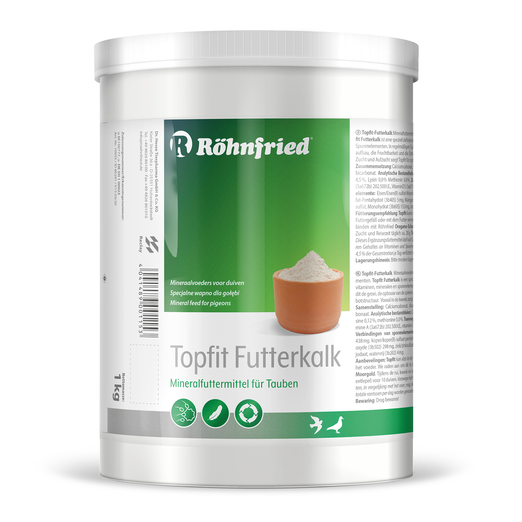 RÖHNFRIED® Topfit Spezial-Futterkalk 