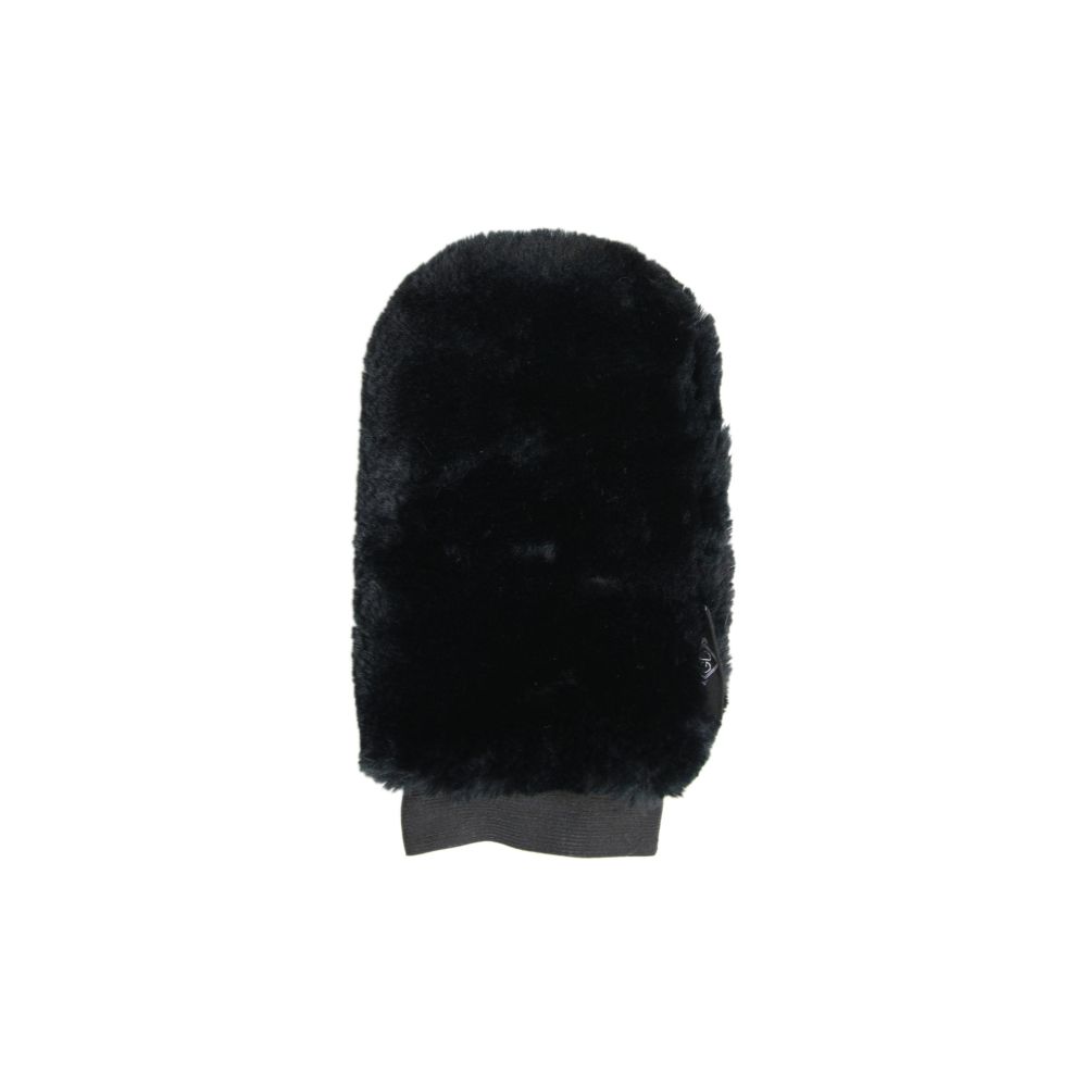 KENTUCKY® GROOMING DELUXE Putzhandschuh Schaffell, schwarz