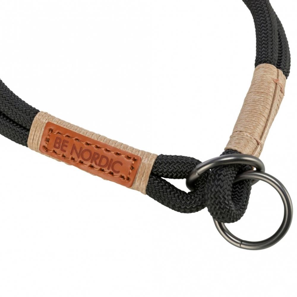 TRIXIE BE NORDIC Zug-Stopp-Halsband, schwarz/sand