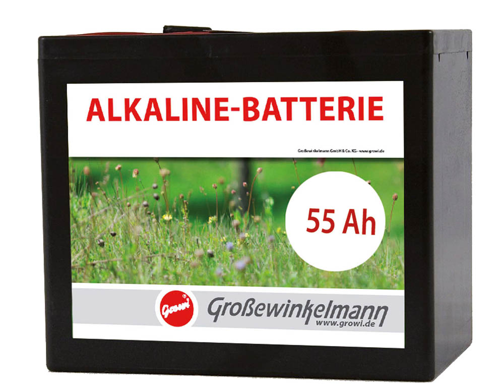 Alkaline-Batterie 55 Ah