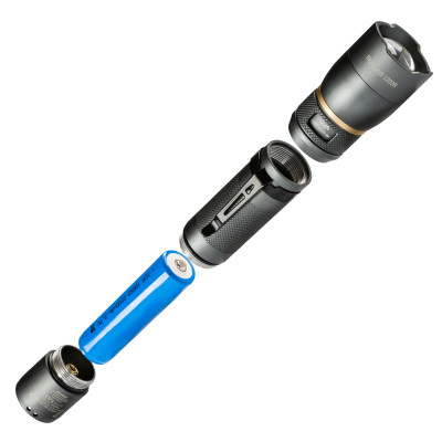 SHADA Taschenlampe - 1.200 lm 5.000 K Lithium-Ionen 8,14 Wh 