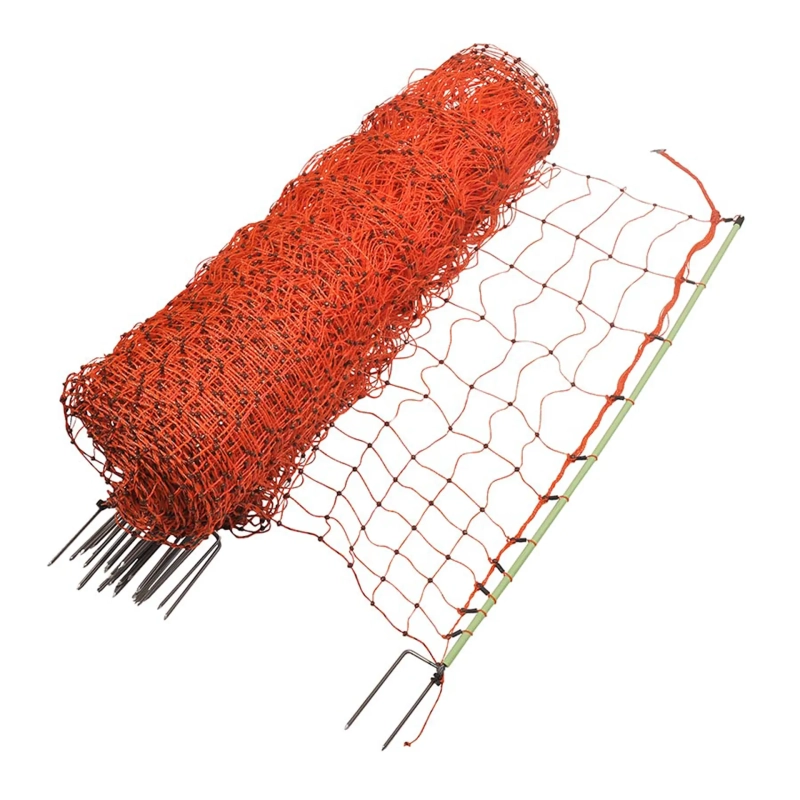 GALLAGHER Hühnernetz, orange, 112 cm, 50 m
