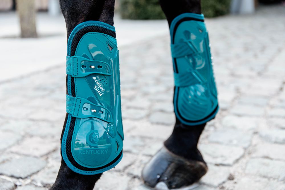 KENTUCKY® HORSEWEAR Springgamasche Bamboo Elastic, smaragdgrün