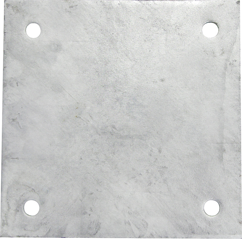 Gegenplatte 200x200x8mm, verzinkt