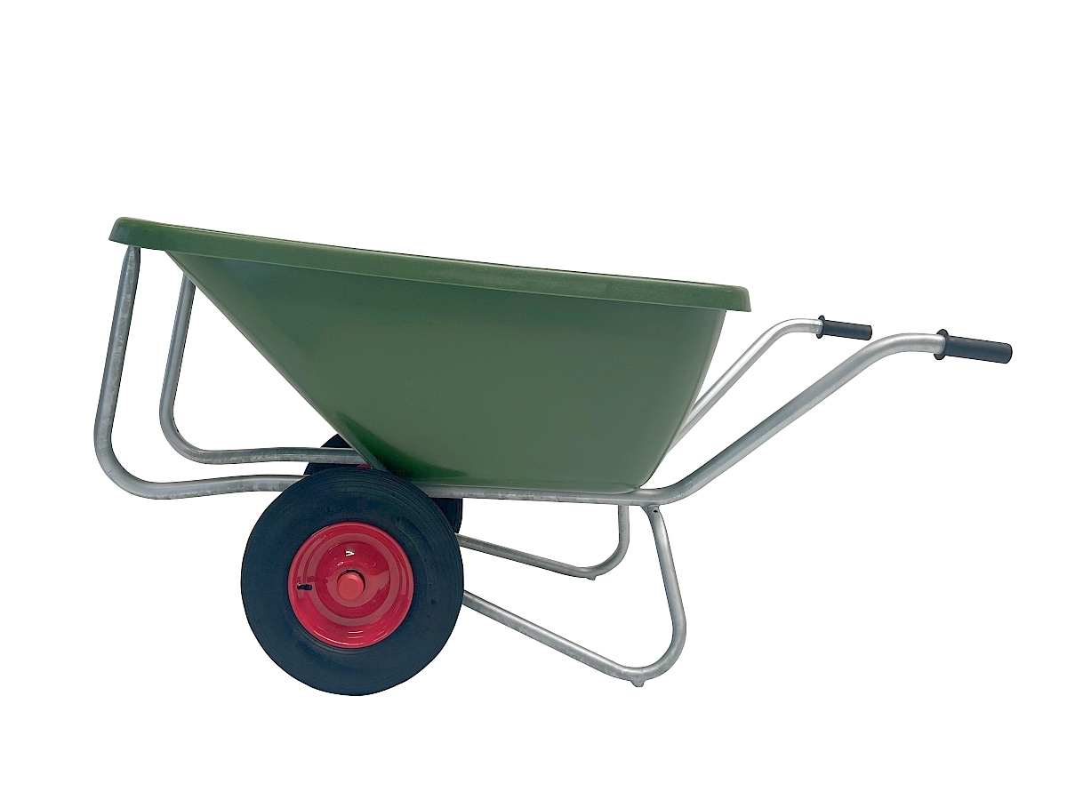 GROWI® Compactkarre Big Ben 2-rädrig 180 L in grün