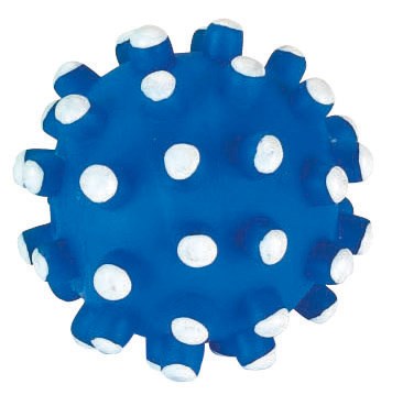KERBL Vinyl Spielball mit Noppen + Squeaker