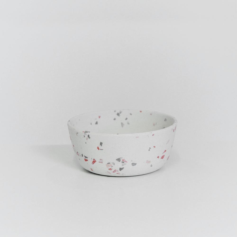 KENTUCKY® DOGWEAR Hundenapf Terrazzo aus Bambus, weiß