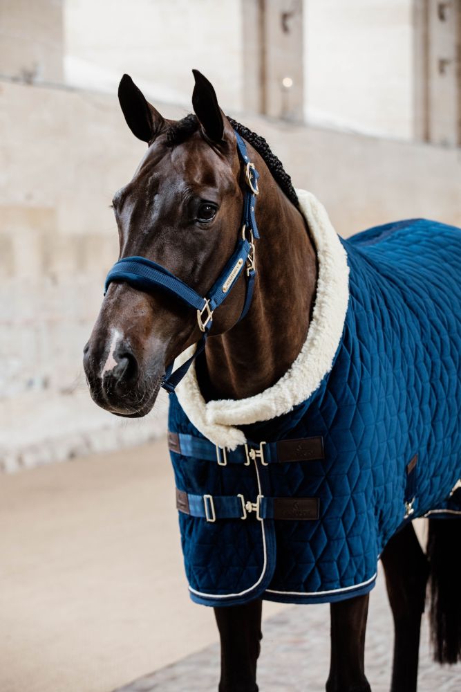 KENTUCKY® HORSEWEAR Velvet Halfter, marine