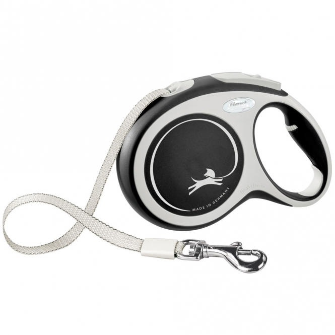 FLEXI Rollleine New COMFORT Gurt - 8m, bis 50kg 