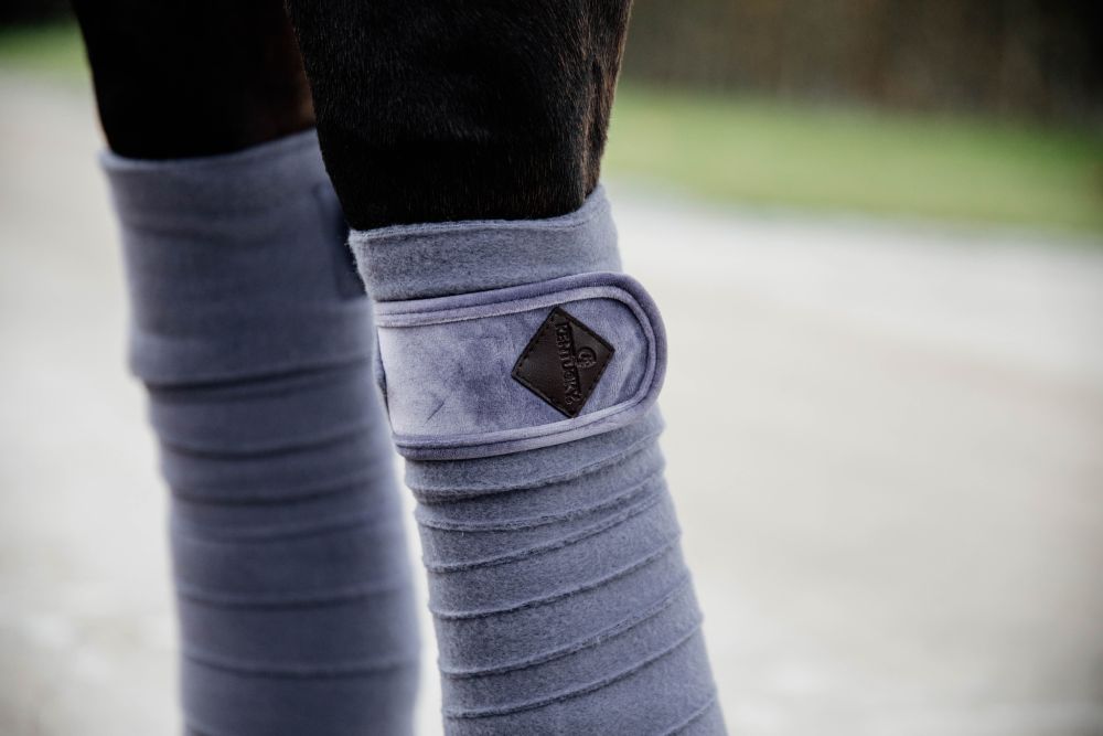 KENTUCKY® HORSEWEAR Fleecebandagen Velvet, 4er-Set, lila