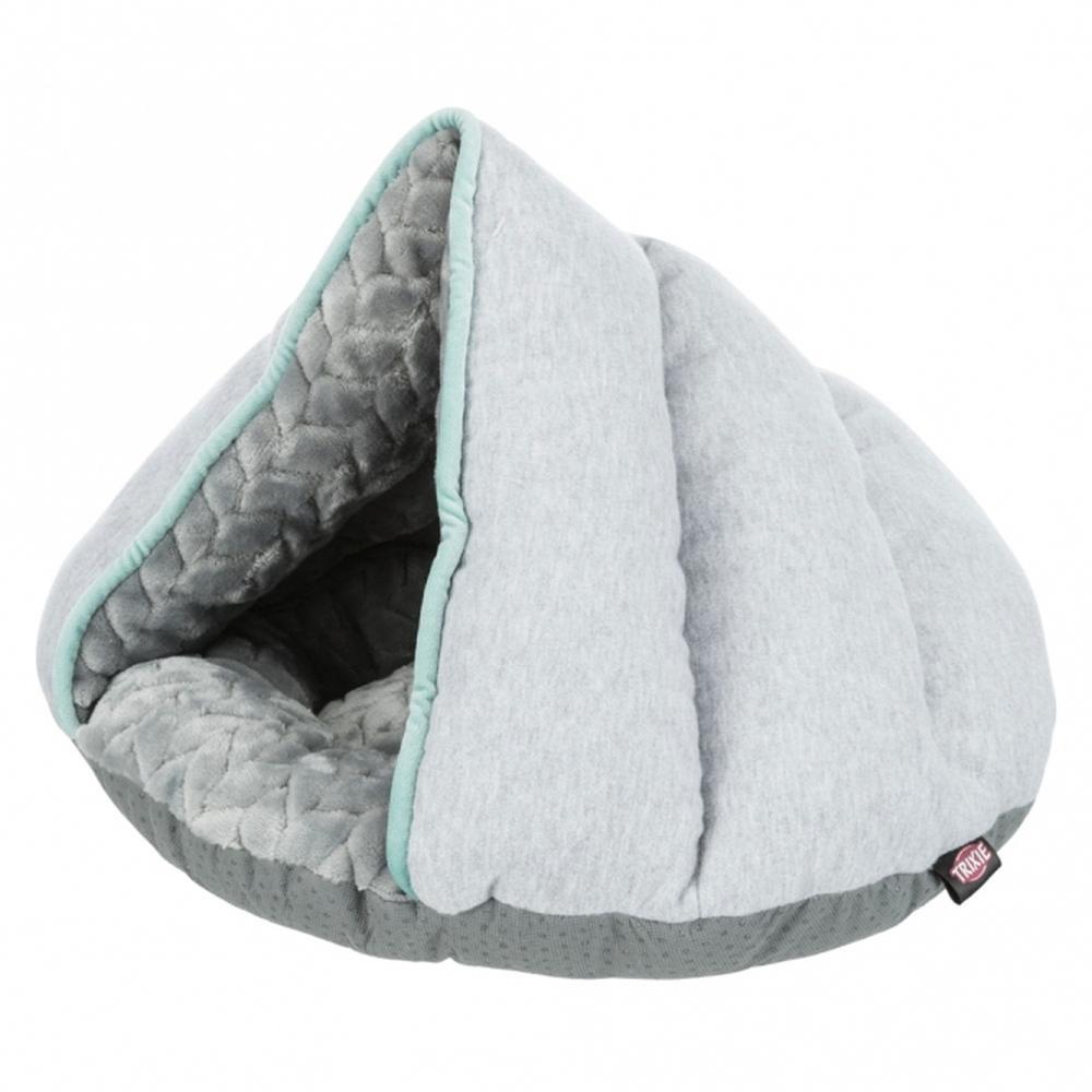 TRIXIE Junior Höhle - 45 × 30 × 40 cm, hellgrau/mint