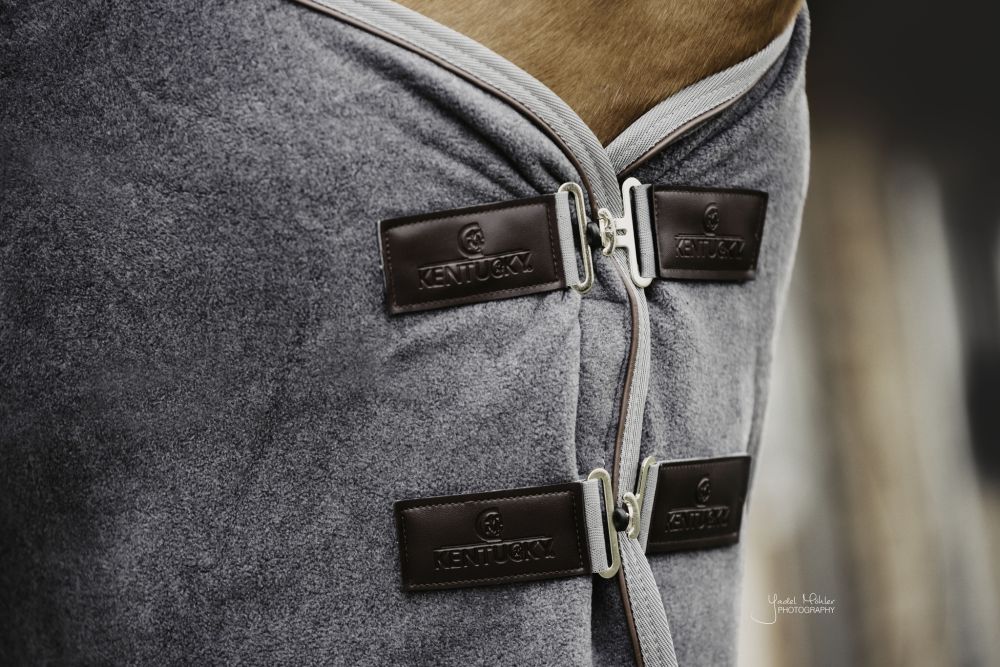 KENTUCKY® HORSEWEAR Abschwitzdecke Heavy Fleece, grau