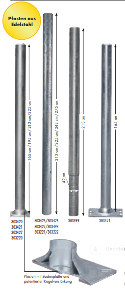 PATURA Pfosten Ø 102 mm
