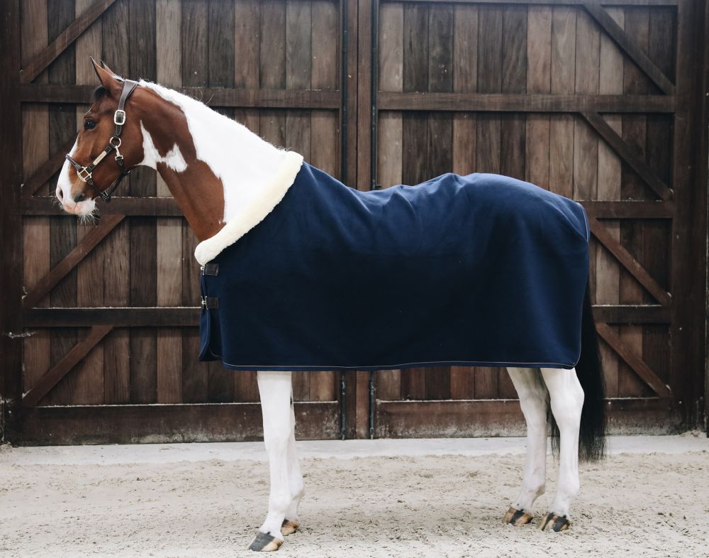 KENTUCKY® HORSEWEAR Turnierabschwitzdecke Heavy Fleece, marine