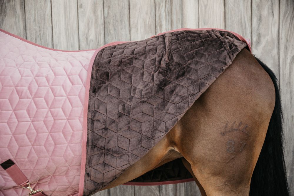 KENTUCKY® HORSEWEAR Turnierdecke Velvet, altrosa