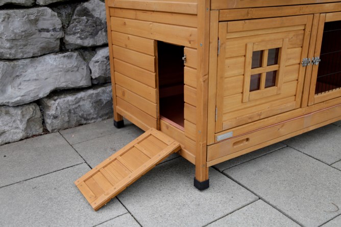 KERBL Nagerstall Südtirol 125 x 87 x 142 cm mit Heuraufe