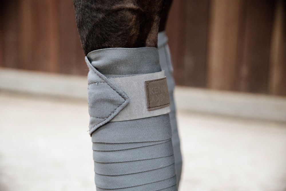 KENTUCKY® HORSEWEAR Repellent Arbeits-Bandagen, 2er-Set, grau