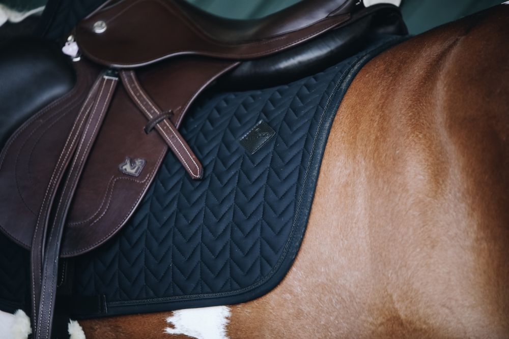 KENTUCKY® HORSEWEAR Schabracke Fishbone Springen, schwarz