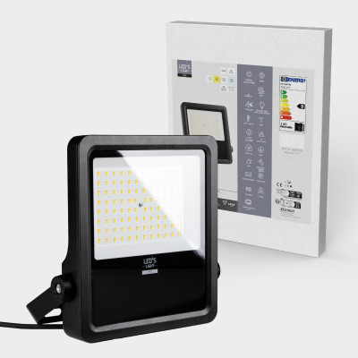 SHADA Flutlicht - 100 W 15.000 lm 3.000 K/4.000 K/5.000 K - San'an LED - schwarz